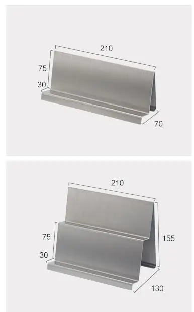 Держатель для кошелька настольная подставка из нержавеющей стали металлический
