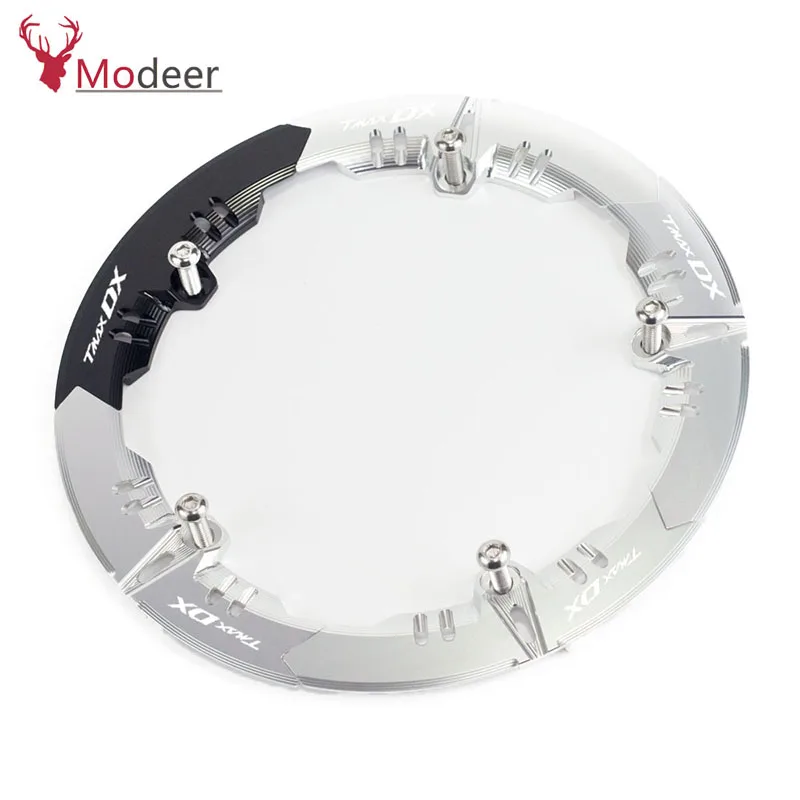 silver TmaxDX Tmax DX SX новые аксессуары для скутеров шкив ремня передачи Защитная крышка для Yamaha Tmax T-MAX 530 DX SX - Цвет: silver TmaxDX