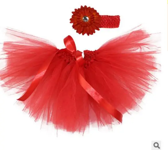 Импортные товары новая юбка пачка для малышей + лямки цветок на голову комплект