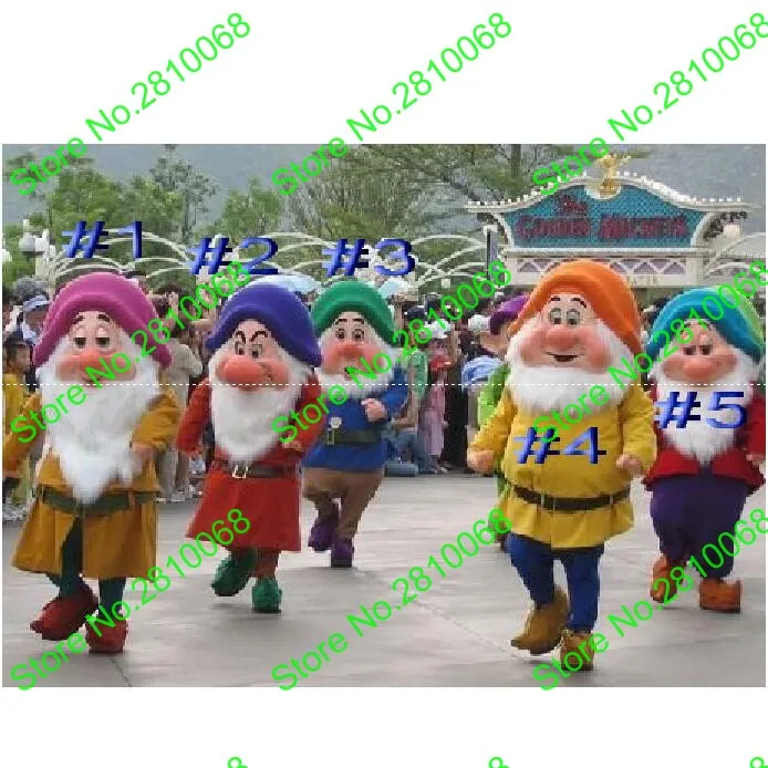 Syflyno высокое качество EVA материал шлем семь гномов талисман костюм мультфильм