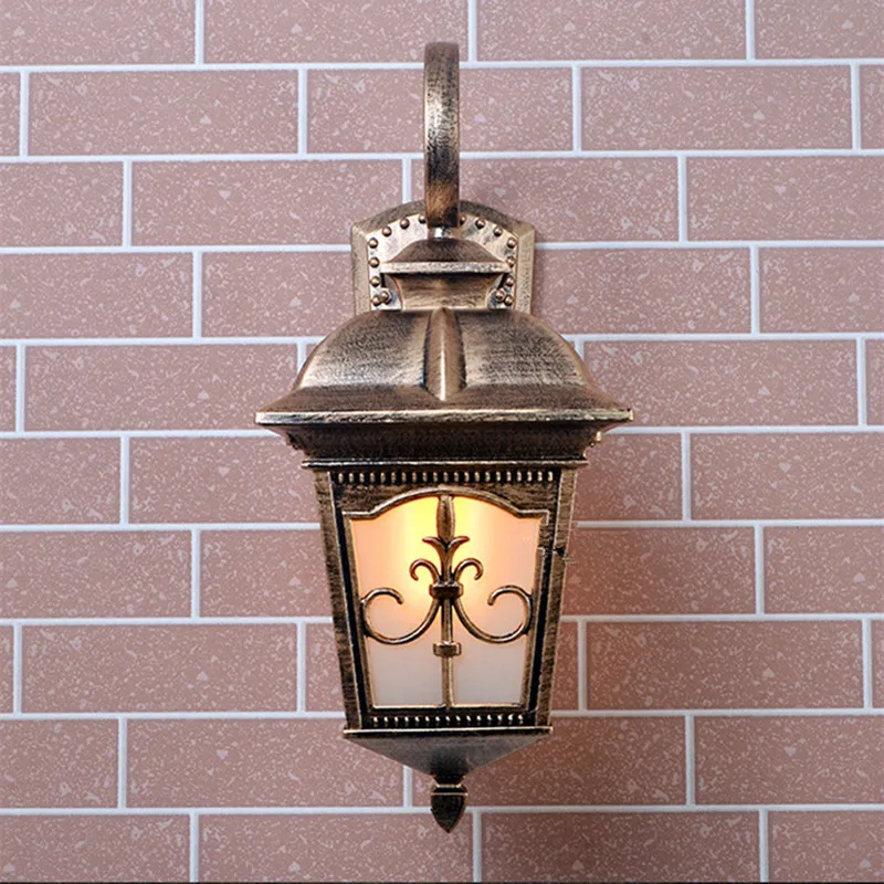 Садовые наружные Настенные светильники винтажный тропинка старинное бра