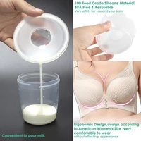 brand new 2pcsset breast feeding collector postpartum pregnant women prevent leakage milk pp collector