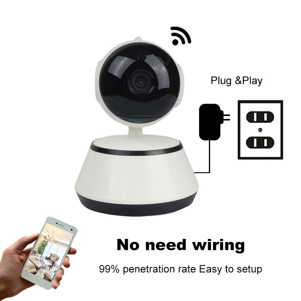 Беспроводная камера для наблюдения за ребенком Wi Fi 720 P HD IP безопасности дома
