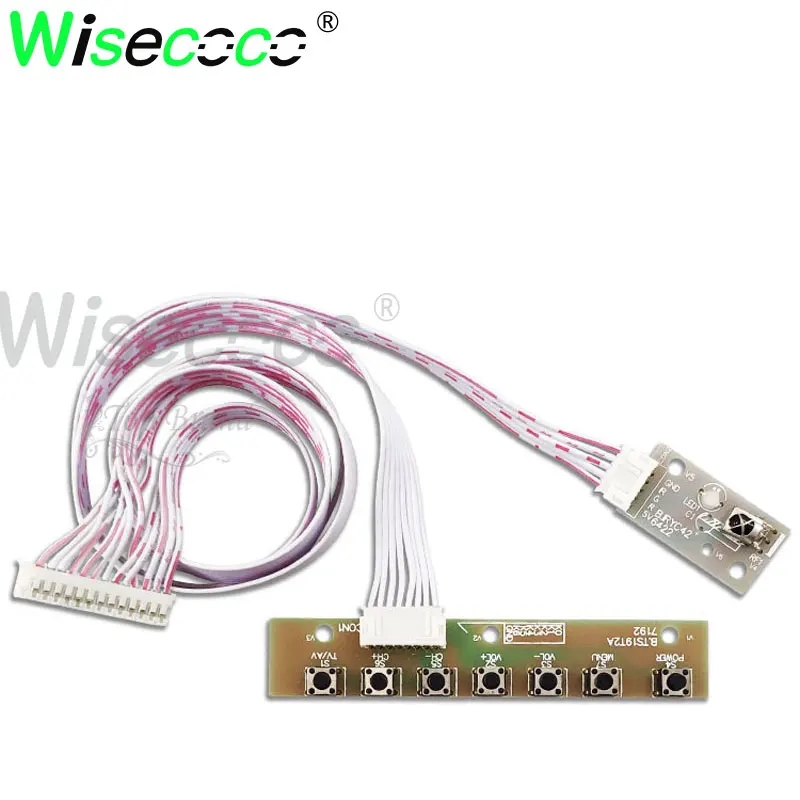 ЖК-дисплей для Raspberry Pi 10 1 дюйма плата ЖК-дисплея белый кабель длинная клавишная