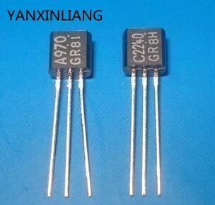 Биполярные транзисторы BJT NPN 100 шт. 2SA970 2SC2240 (50 * A970 + 50 C2240 ) TO 92|transistor bipolar|transistores