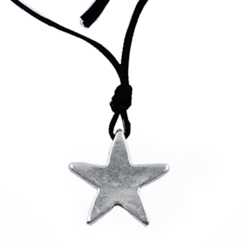 Винтажное ожерелье с подвеской в виде пятиконечной звезды старинное золото