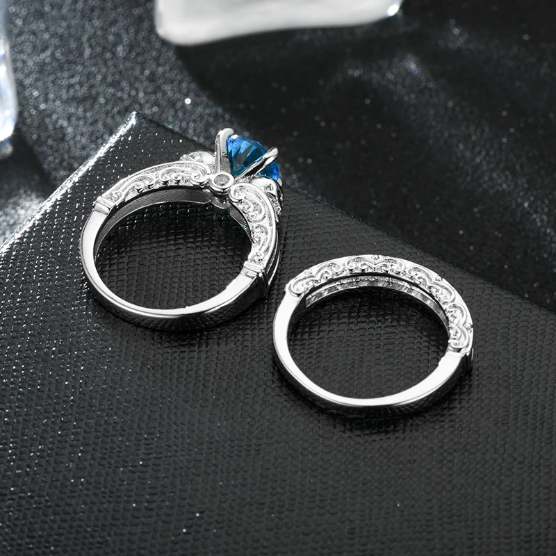 Мужской комплект из кольца и с черным фианитом|Обручальные кольца| |