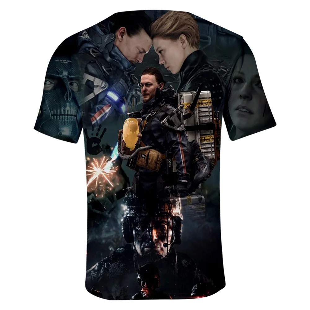 Мобильную игру Death Stranding смерти многожильный с цифровым 3d рисунком коротким