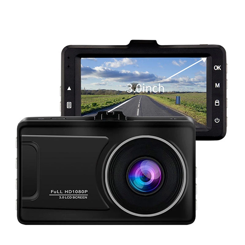 Портативный Автомобильный видеорегистратор 30fps для вождения FHD 1080 p видео