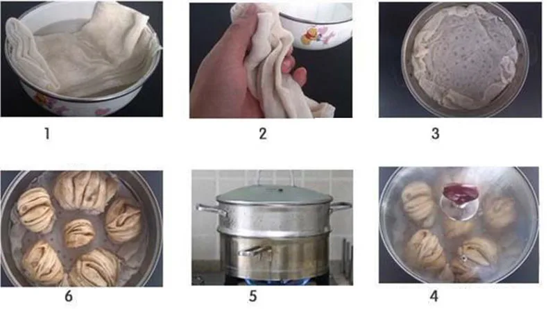 Бамбуковая пароварка хлопчатобумажная бумага для отпаривания 40 см тонкая сетка