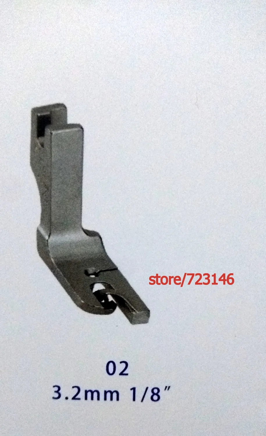 

NO:2-2 2/3 3.2mm 1/8 2pcs HIGH SHANK SCROLL HEMMER FEET FOOT SET for INDUSTRIAL Single Needle Sewing Machines singer juki pfaff