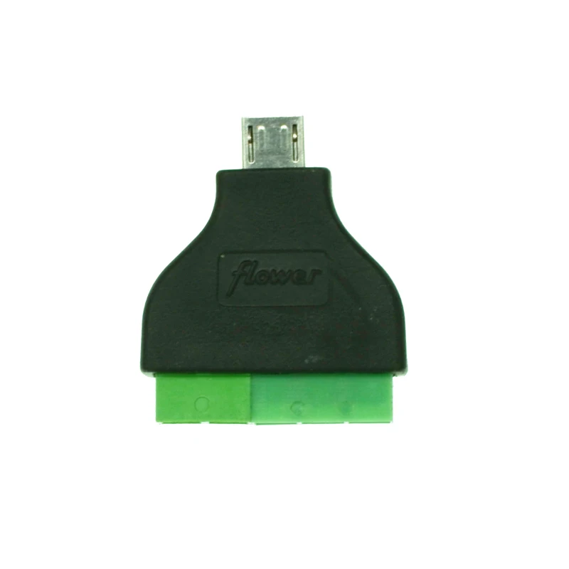1 шт. штекер Micro USB на винтовой коннектор с защитным коннектором микро клеммный