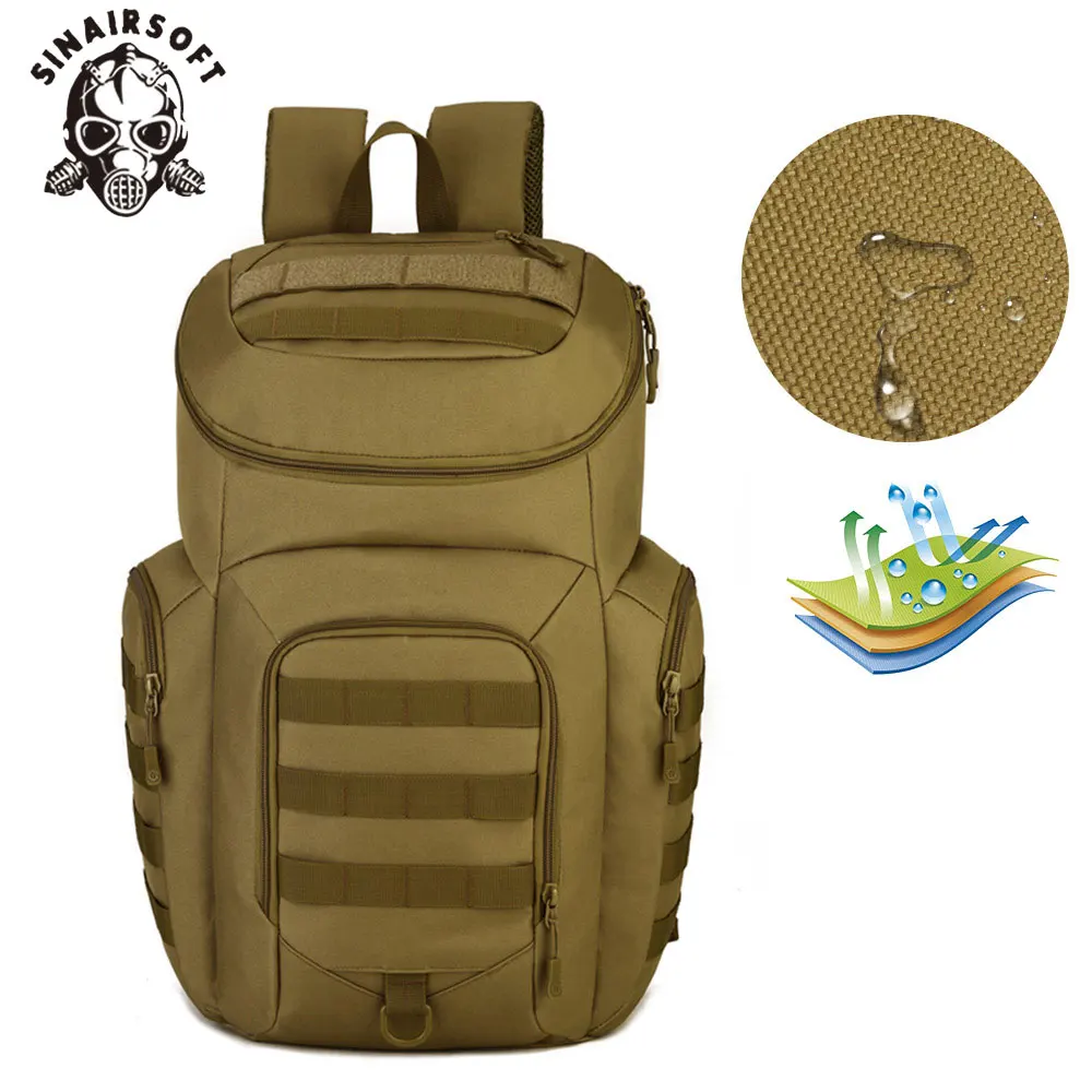 Водонепроницаемый нейлоновый мужской рюкзак SINAIRSOFT тактический Камуфляжный