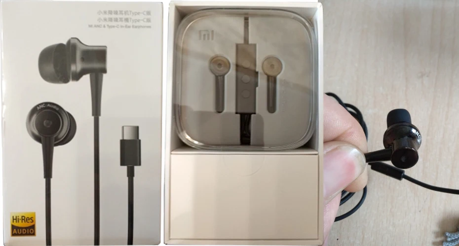 Оригинальные наушники xiaomi type-C в уши ANC гибридные наушники с шумоподавлением проводное управление с mi C для mi 8 xiaomi mi x 2s 6x