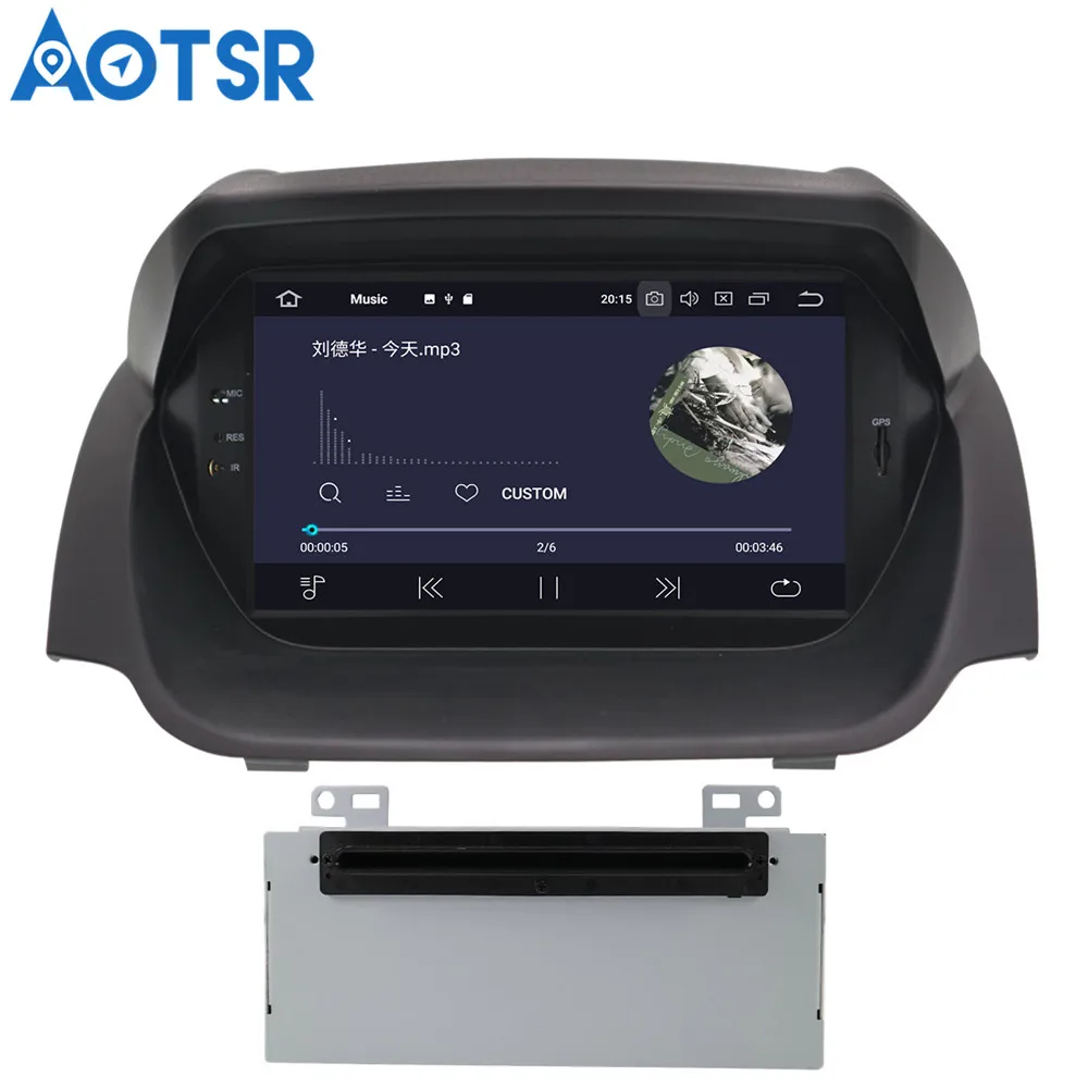 Android 9,0 4+ 32gb Автомобильный gps навигатор 2 Din dvd-плеер для Ford Fiesta 2012 2013 Мультимедиа Радио buit-in DSP ips