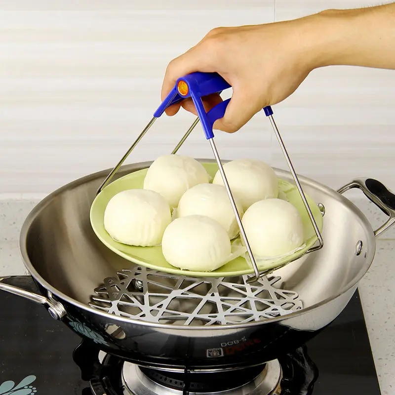 ОРЗ Нержавеющая сталь зажим для блюд кишечника тарелки кастрюли зажимы