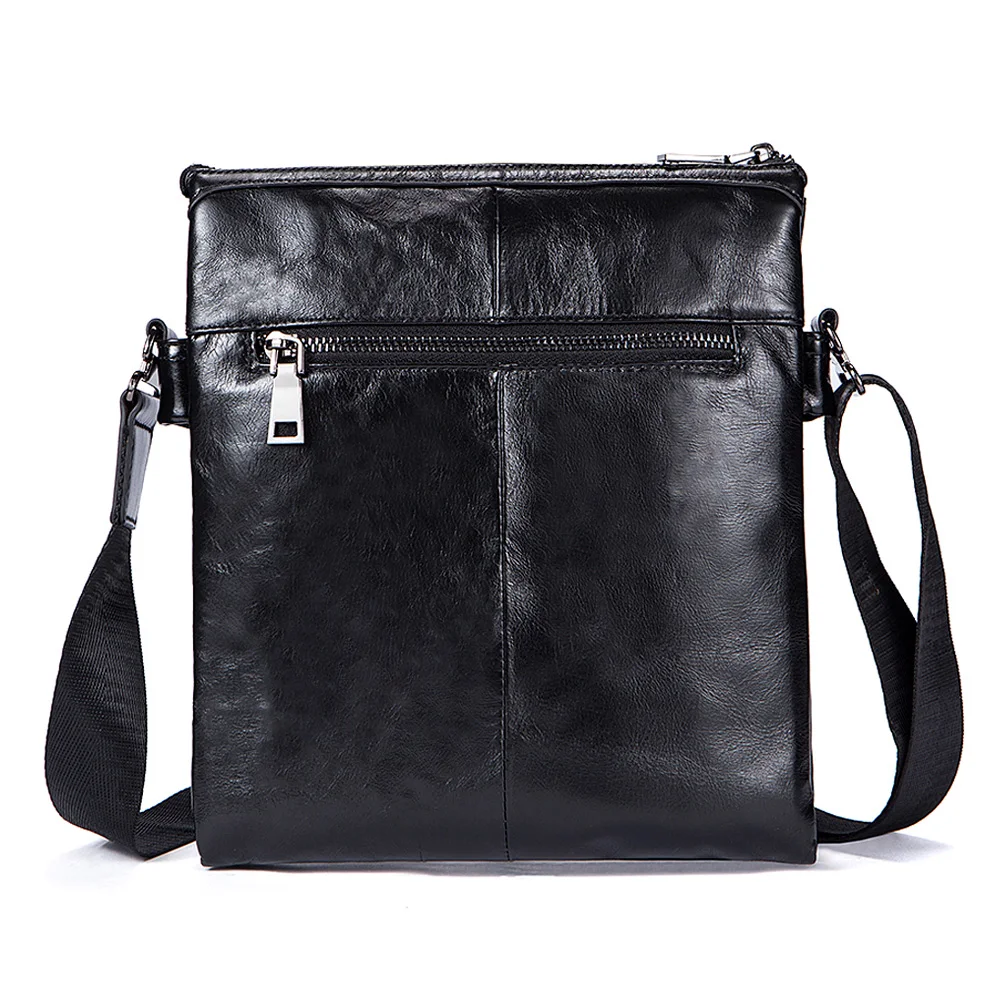 Мужская деловая сумка мессенджер из натуральной кожи для ноутбука Прямая