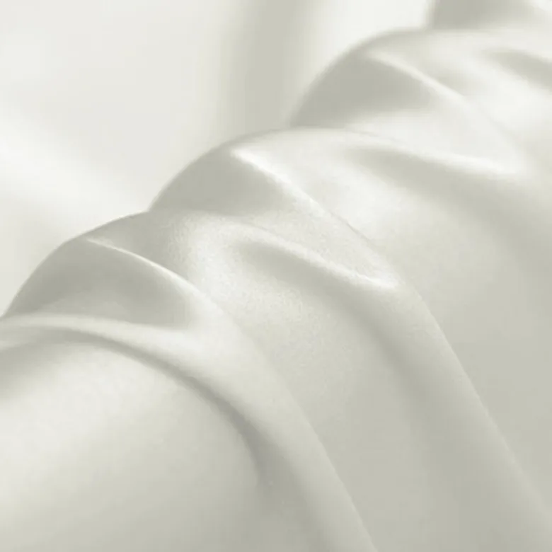 Ivory 40 мм Тяжелая шелковая атласная ткань чистый шелк тутового шелкопряда черный винный красный зеленый цвет 114 см ширина 145 gsm 10 метров маленькая - Цвет: Ivory