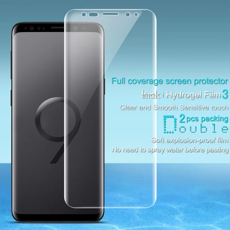 2 шт. Гидрогелевая Защитная пленка для Samsung Galaxy S9/Samsung S9 Plus | Мобильные телефоны и