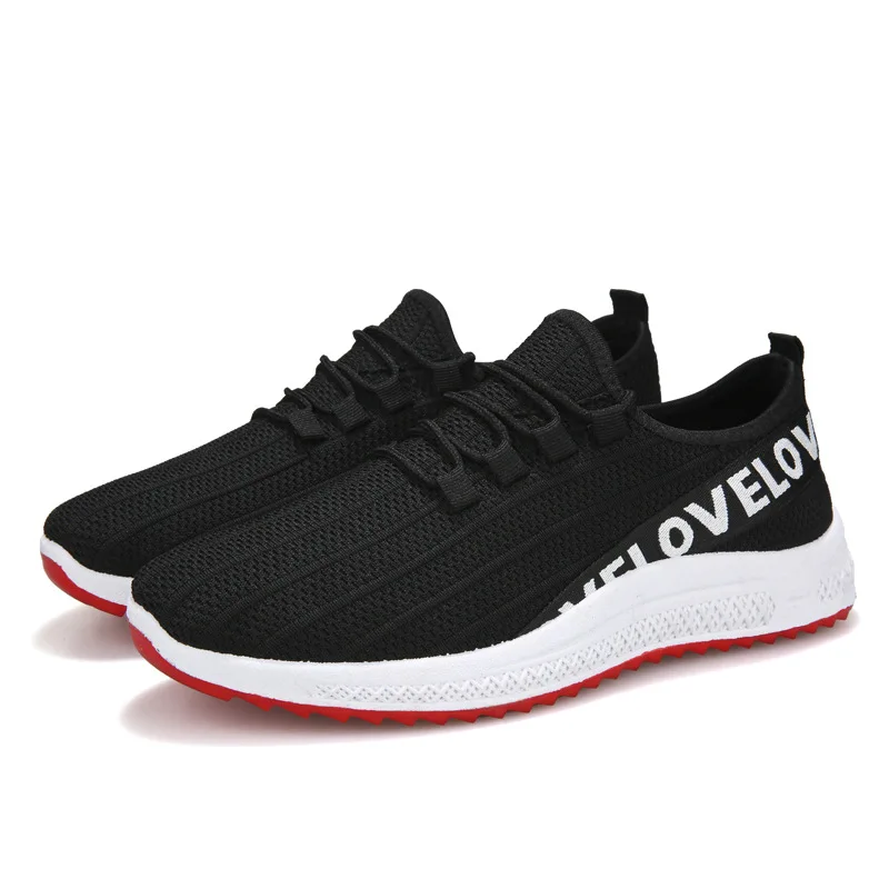 Man Casual Shoes Fashion Breathable Comfortable Cotton Cloth With Laces Wear Resistant Men Sneakers | Обувь