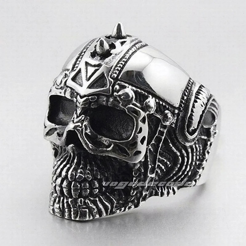 Мужское кольцо Скелет из нержавеющей стали 316L в стиле ретро|steel mirror|ring rhodiumsteel belly