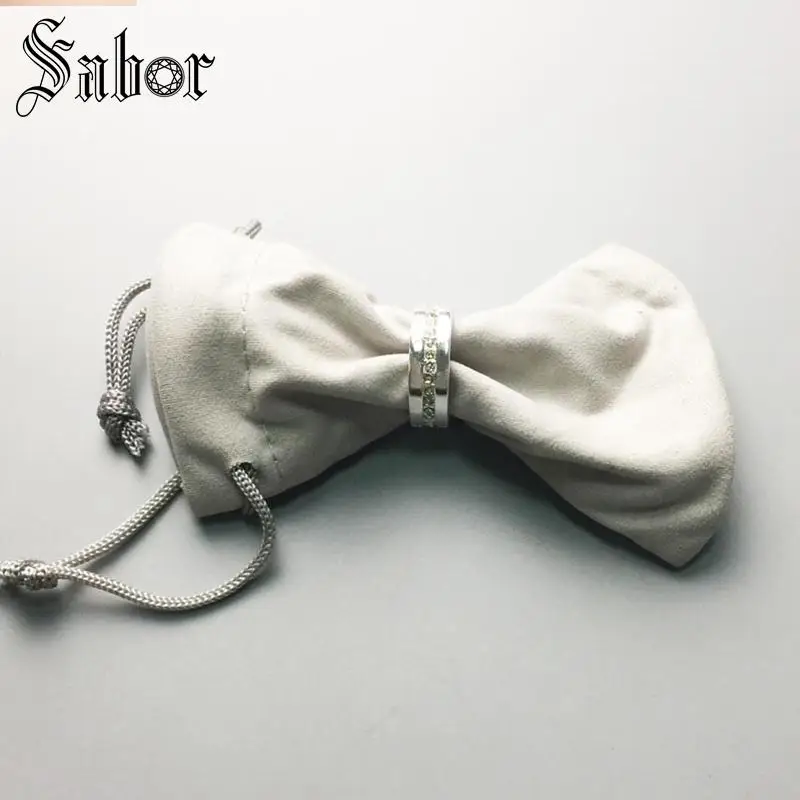 Классическое белое кольцо вечности Женские Ювелирные изделия хорошие ювелирные