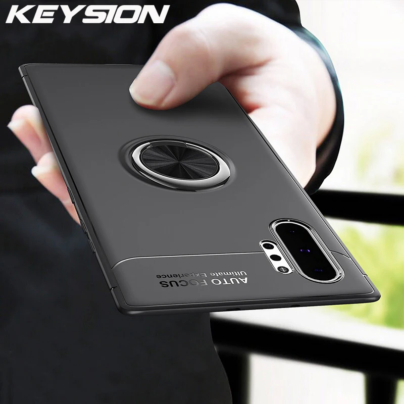Чехол для телефона KEYSION с кольцом держателем Samsung Galaxy Note 10 Pro 9 магнитная