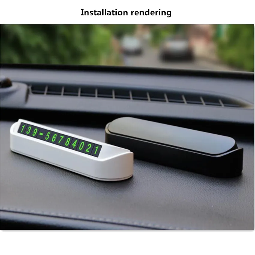 Автомобильная светящаяся Временная парковочная карта для audi q7 renault sport citroen opel c5 a6