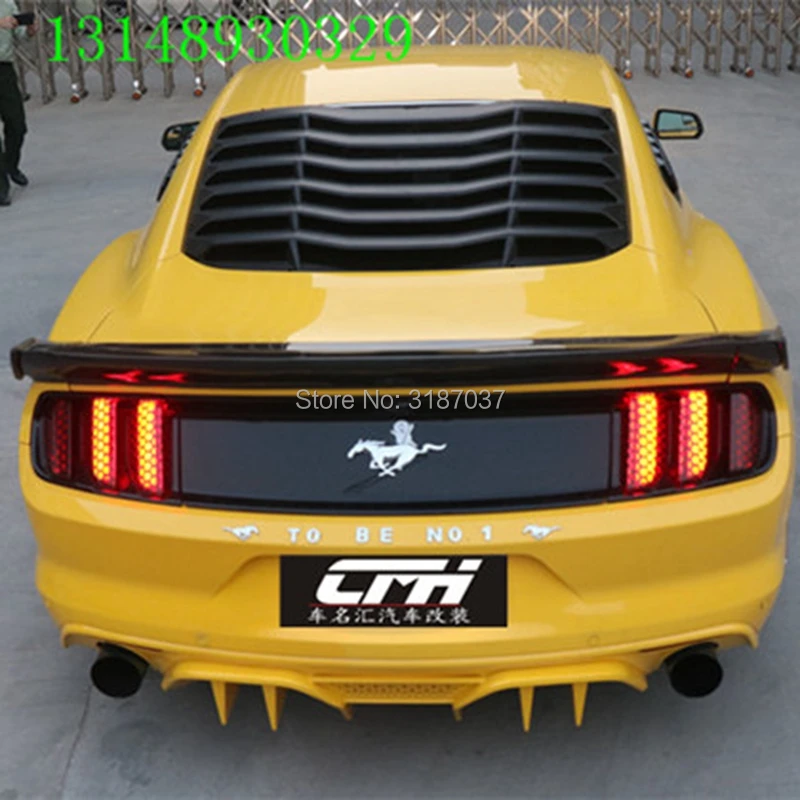 Задний спойлер для Ford Mustang 2015 2016 2017 из углеродного волокна крыло багажника задний