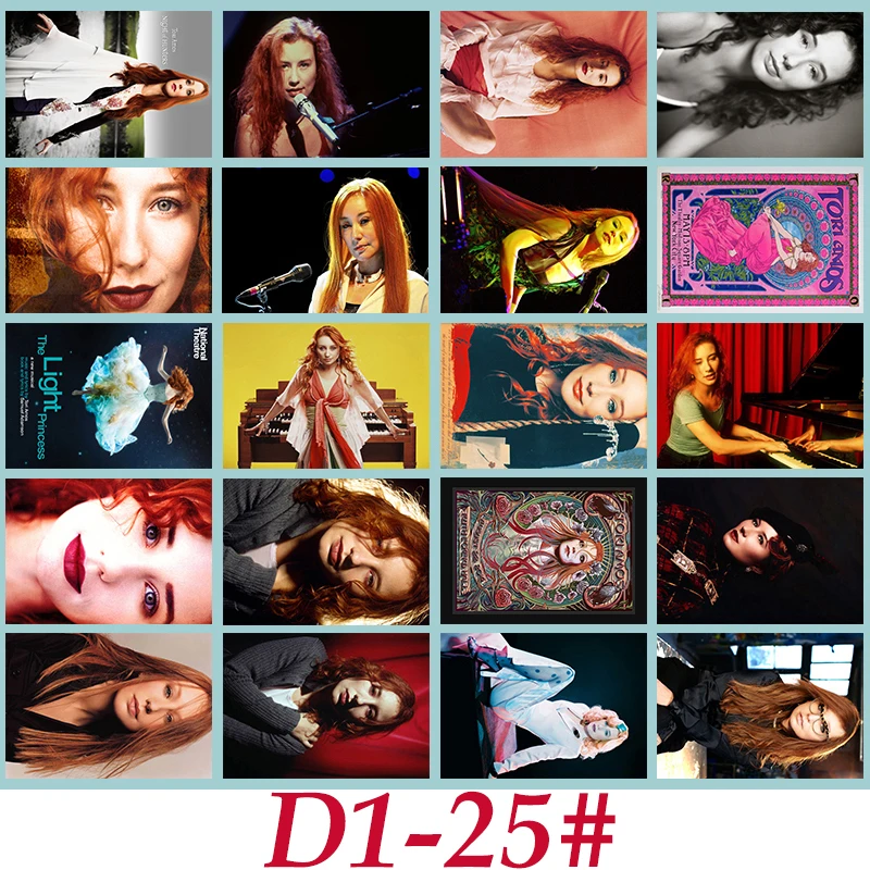 D1-25# Tori Amos классический ремешок для часов серии стикер 20/шт ПВХ ноутбук коллекция подарок домашний декор холодильник Стайлинг смешанные наклейки s