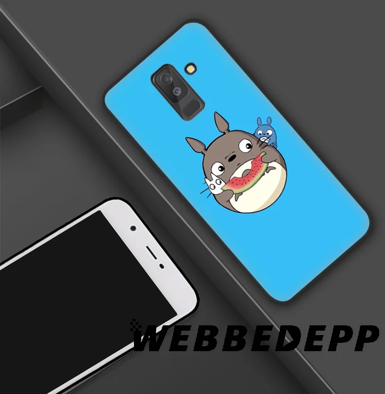 WEBBEDEPP My Neighbor Totoro Soft Silicone Case for Samsung Galaxy A9 A8 A7 A6 Plus 2018 A5 A3 2017 2016 Note 9 8 |