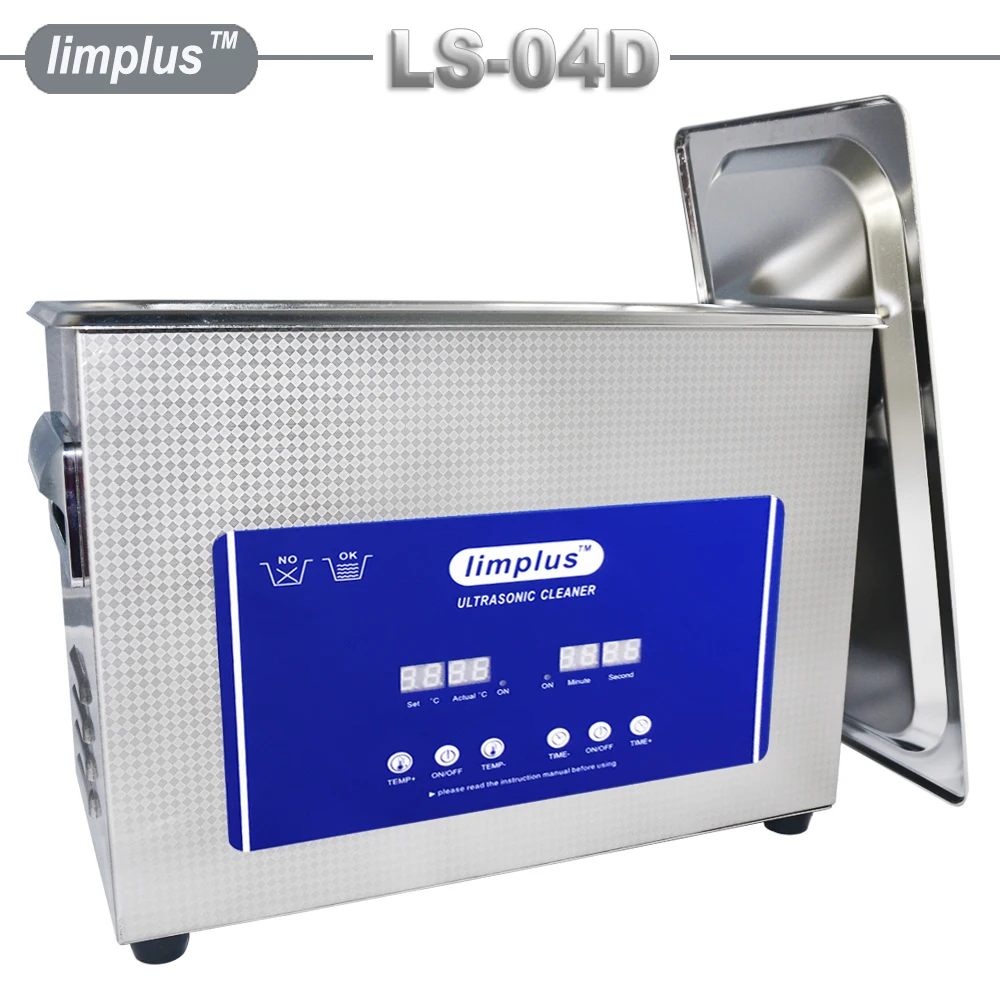 Ультразвуковой очиститель Limplus 4.5L с цифровым таймером и нагревом ювелирных