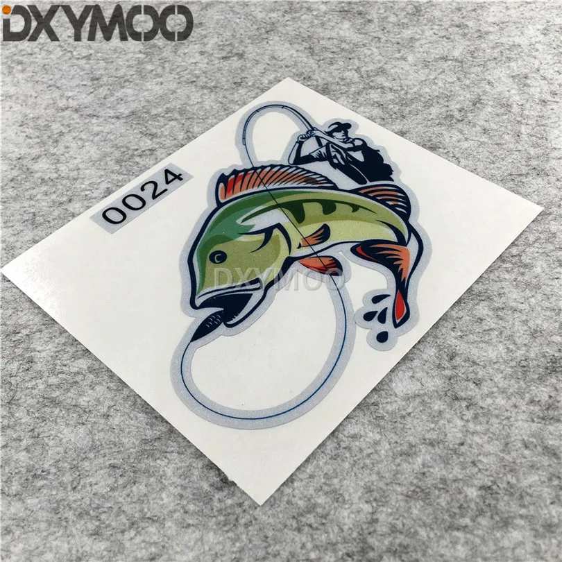Fisherman Go Fishing Bait Motorcycle Bike Stickers Car Styling Vinyl Decal Reflective | Автомобили и мотоциклы