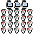 Беспроводная система вызова JINGLE BELLS, 20-кнопочный передатчик, 3-х часовой пейджер-приемник для ресторана, бара, кафе-оборудования