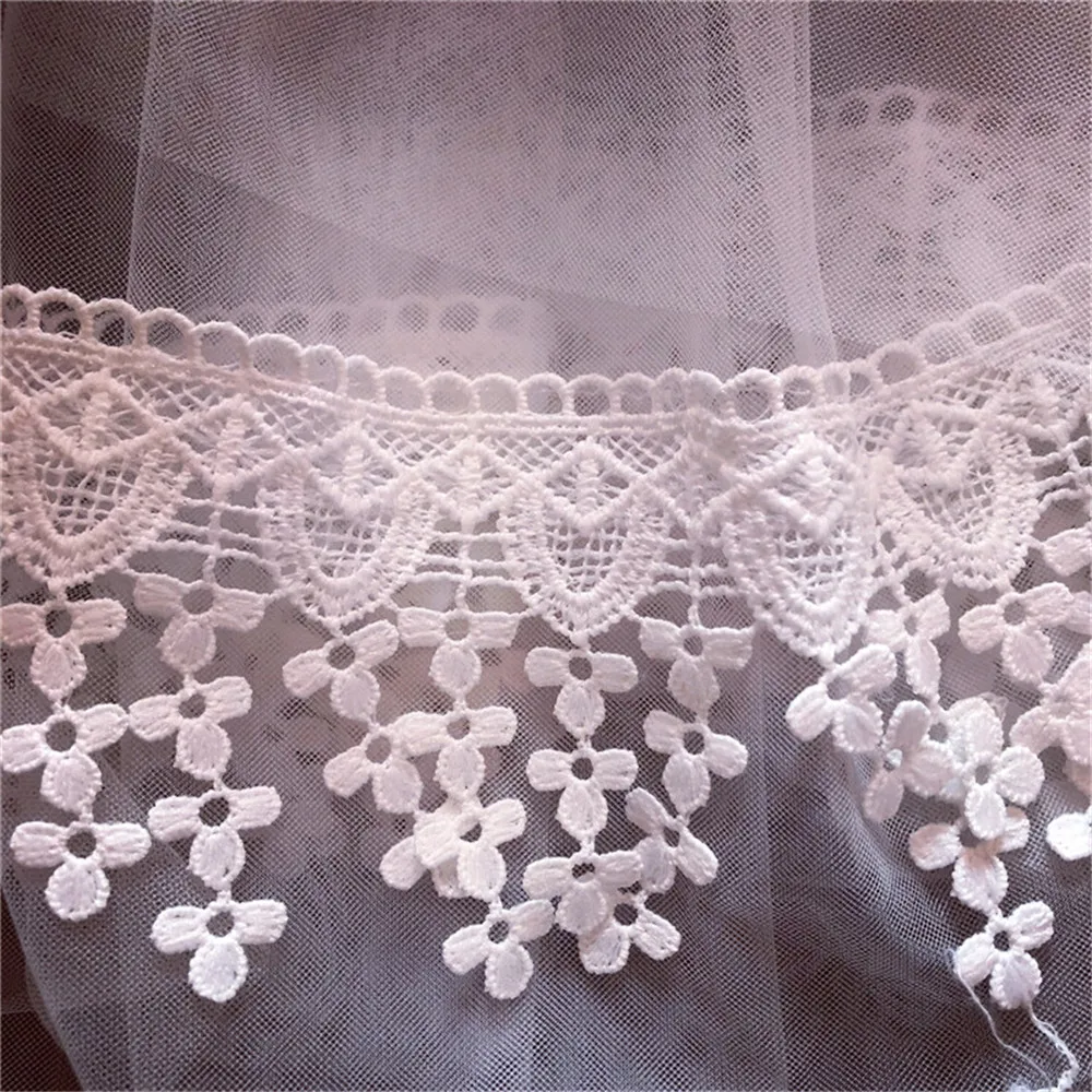 2019 короткие Свадебная Фата с расческой Свадебные Лук Кружева Аппликации Край