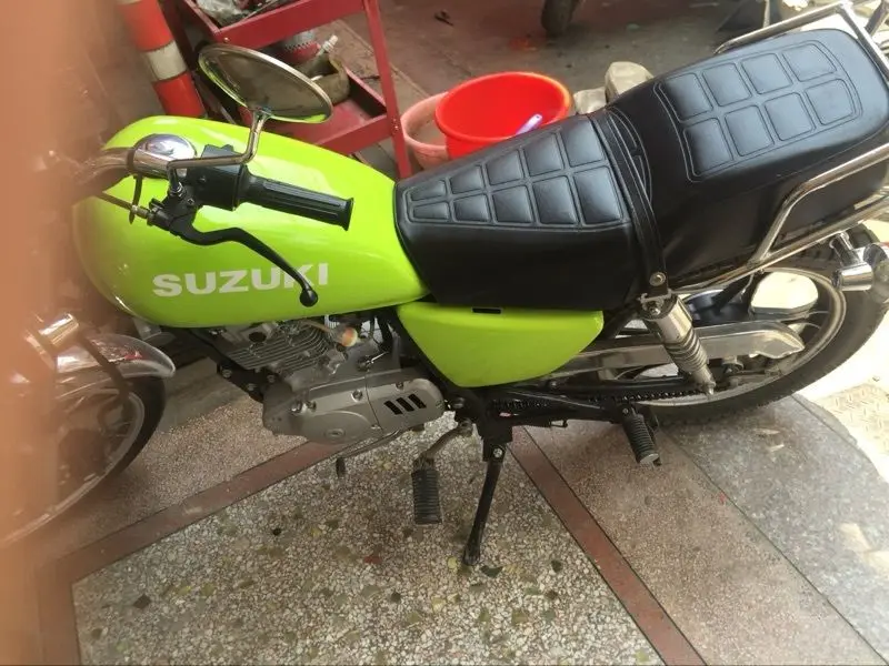 Для мотоцикла HONDA CG125 топливный бак ГОЛАЯ СТАЛЬ кафе гонщик пластиковая крышка |