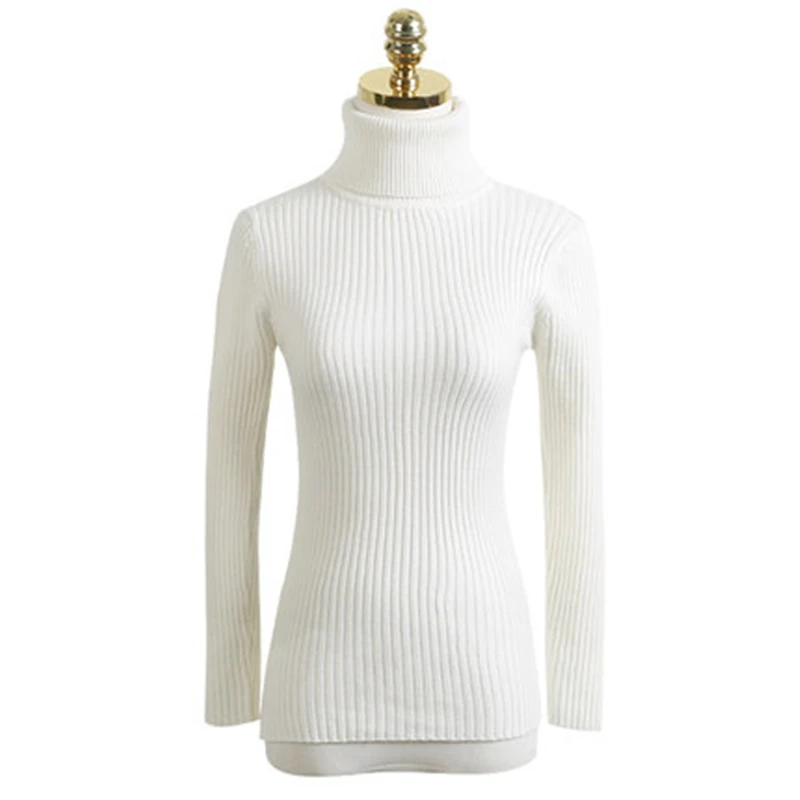 

2018 new Women Turtleneck Winter Sweater Women Long Sleeve Knitted Women Sweaters And Pullovers Female dress hot sale