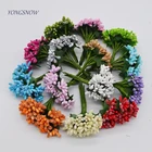 24 шт.лот, искусственный цветок, мини тутовидный стебельсвадебные листья, маленькие стемны, свадебные вечерние украшения