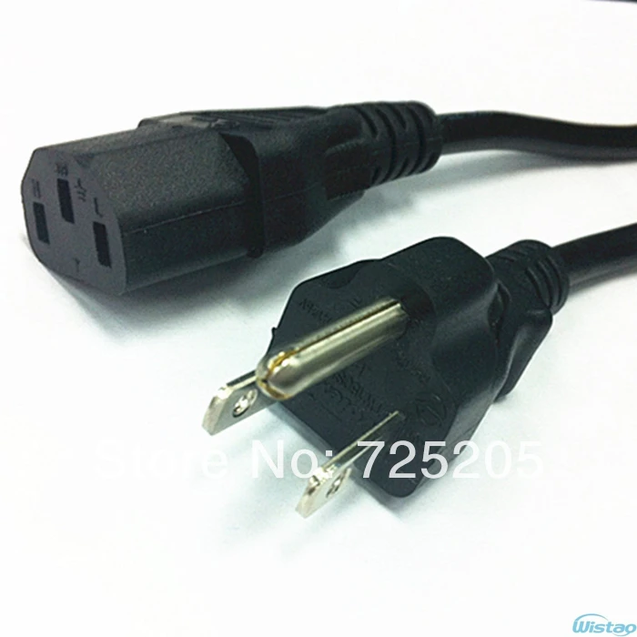 Шнур питания переменного тока кабель адаптера США штепсельная вилка с 3