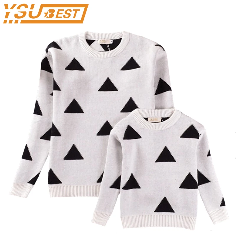 Новинка 2018 семейная одежда для мамы и дочки модный свитер брендовый хлопковый