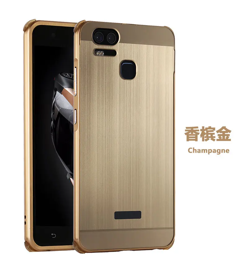 Для Asus Zenfone 3 Zoom ZE553KL 3 Laser ZC551KL чехол Алюминиевый металлический бампер 3 Deluxe ZS570KL Покрытие матовый PC жесткий чехол