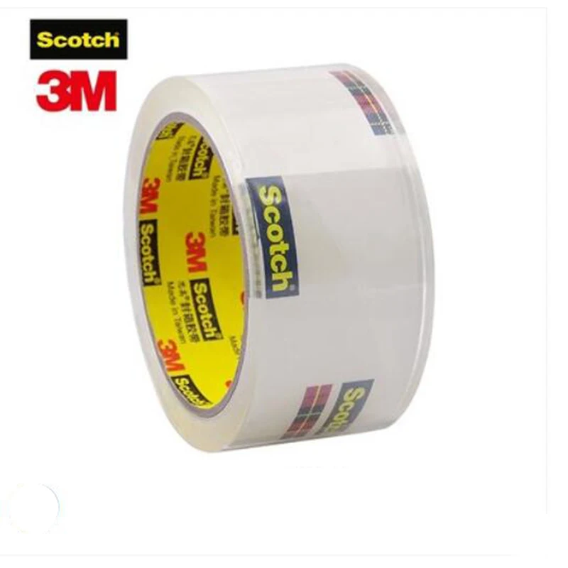 

3M Scotch 1 roll High Transparent Sealing Tape 48mm*50m 48mm*100mm Packing Transparent Tape Cloth High Viscosity