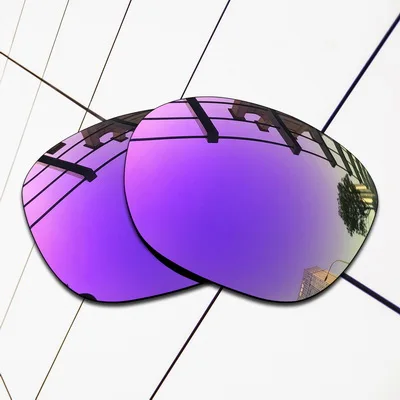 Violet Purple E.O.S поляризованные Сменные линзы для Окли очки с защелкой-сортов цветов - Цвет линз: Violet Purple