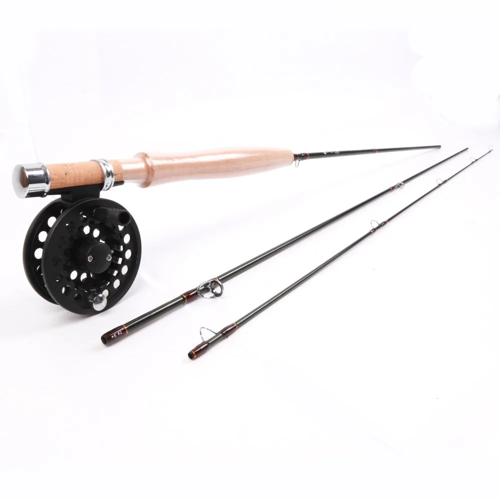 Maximumcatch Fly Рыбалка Катушки 6ft 2WT 3 шт. супер легкий углерода летать Катушки|rod chrome|rod