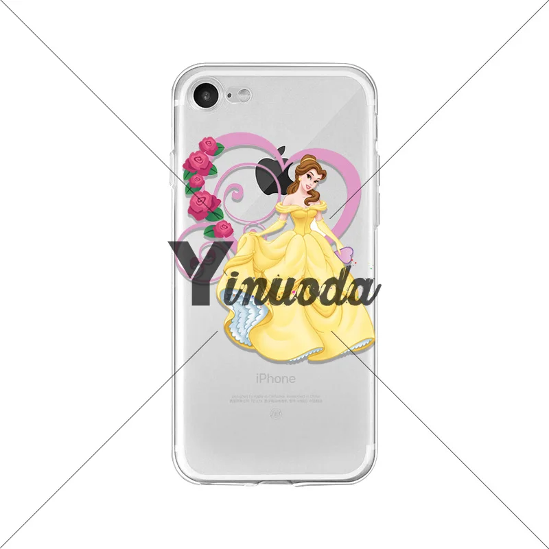 Yinuoda Beauty and the Beast Belle чехол с принцессой мобильный телефон для Apple iPhone 8 7 6 6S Plus X XS max 5