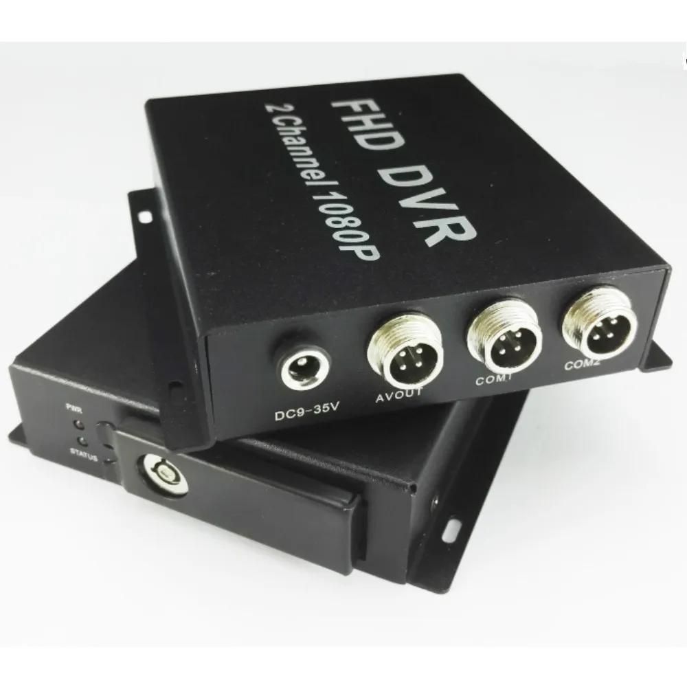 Новейший FHD MDVR 2 канала 1080P Full HD Мобильный DVR 2CH мини AHD DVR Поддержка 2шт 1080p AHD камеры Запись/Макс. 128 ГБ sd-карта