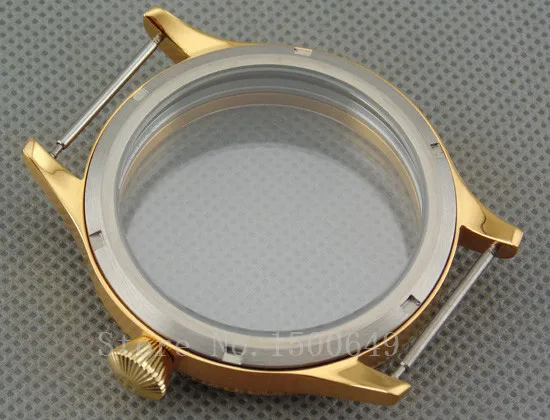 Мужские часы Debert P401 из нержавеющей стали с сапфировым стеклом и золотым корпусом