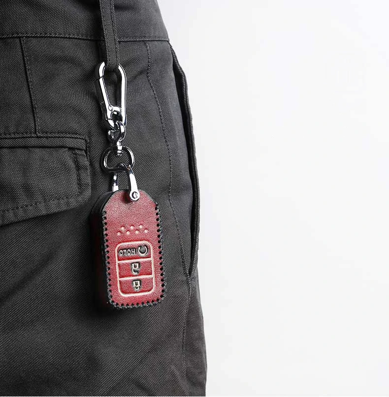Кожаный чехол кошелек для ключей автомобиля Geunine Карманный Брелок Honda CRV CR V URV UR