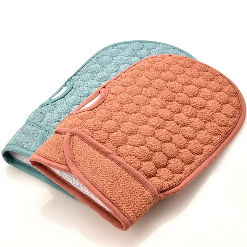 2 шт./компл. скрабы для душа перчатки тела щетка ухода за кожей отшелушивающая