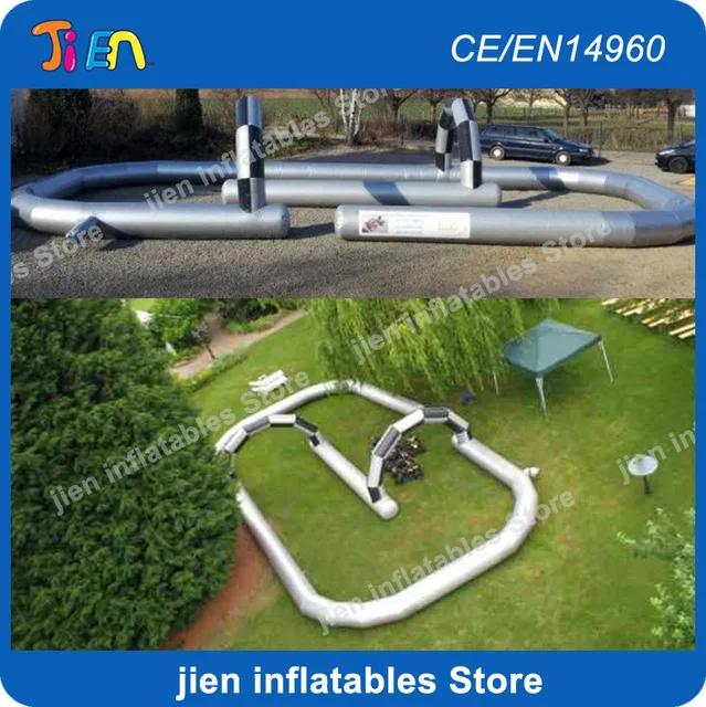 Бесплатная доставка! Серебристая наружная гигантская надувная картинговая